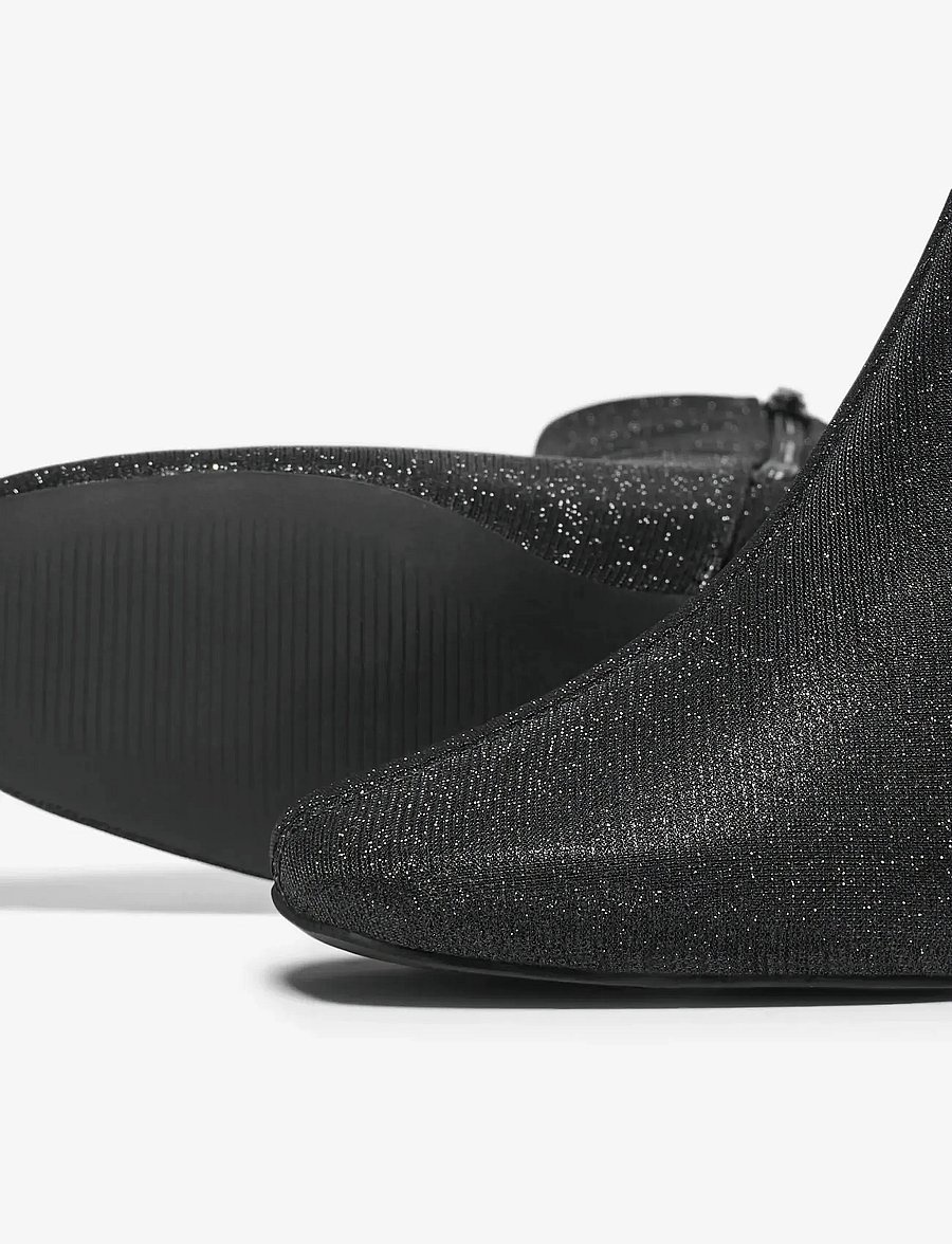 ONLY - ONLBRIELLE-2 GLITTER SOCK BOOT - kontsaga poolsaapad - black - 3