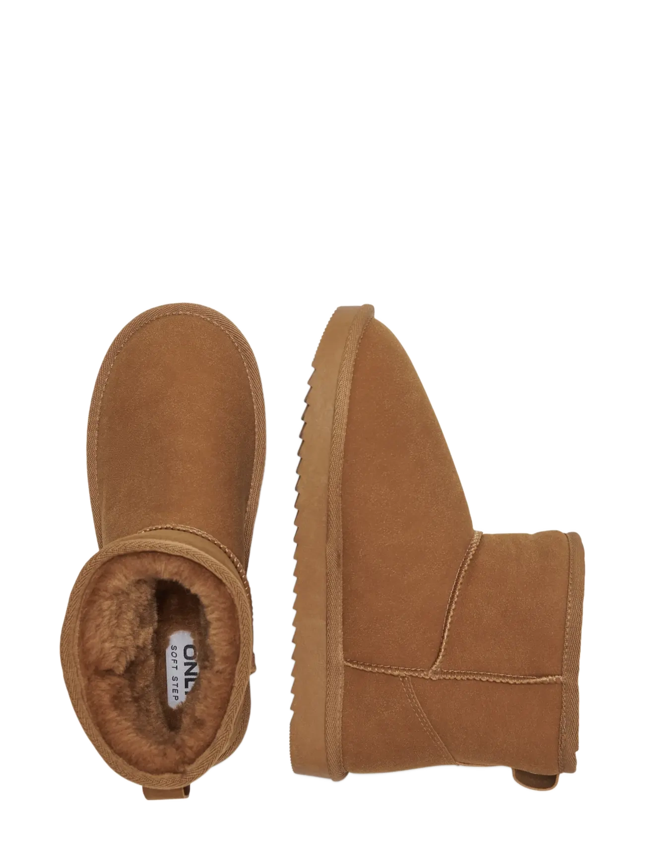 ONLY - ONLFEODORA TEDDY LINED BOOT - NOOS - bamsestøvler - brownie - 3
