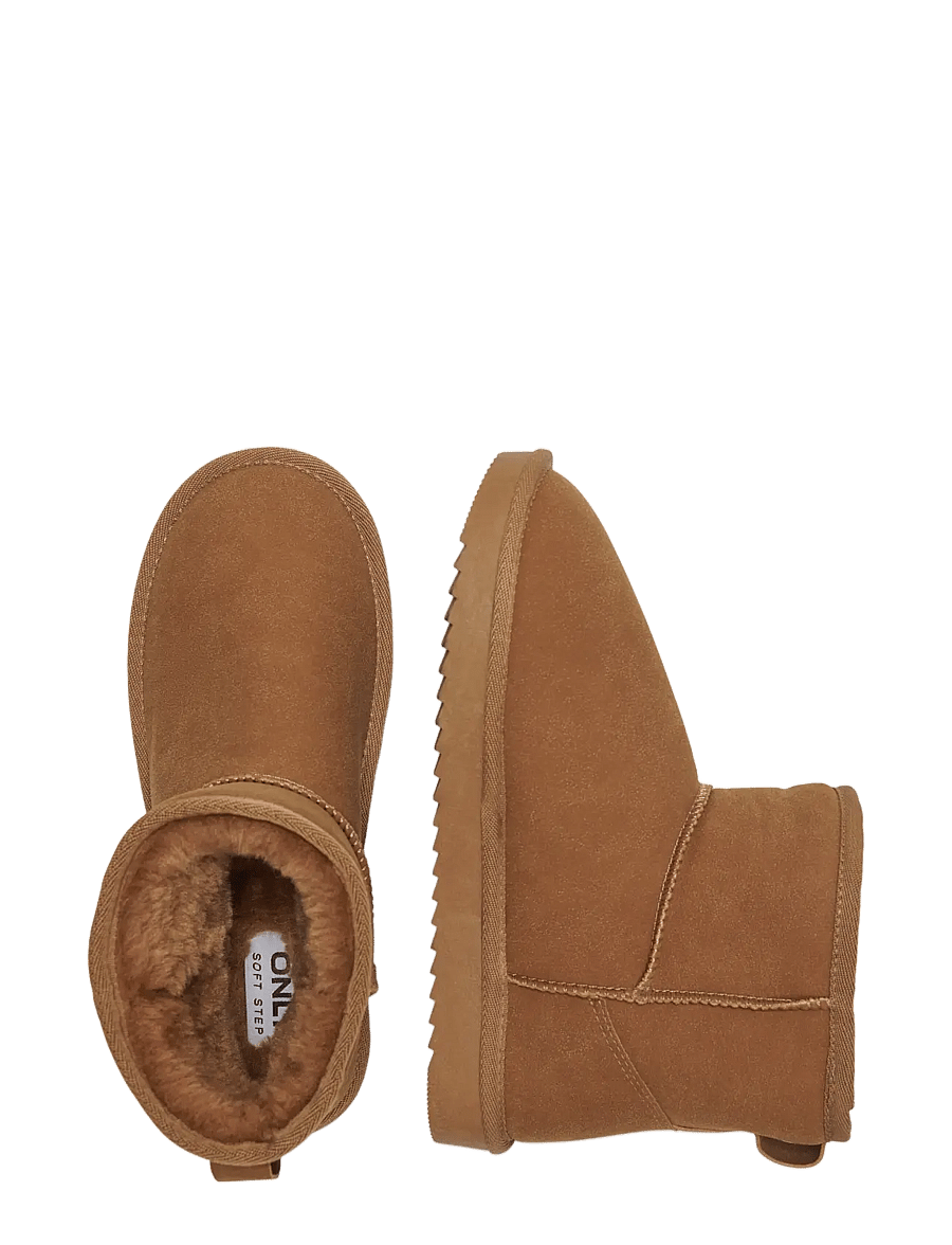 ONLY - ONLFEODORA TEDDY LINED BOOT - NOOS - bamsestøvler - brownie - 3