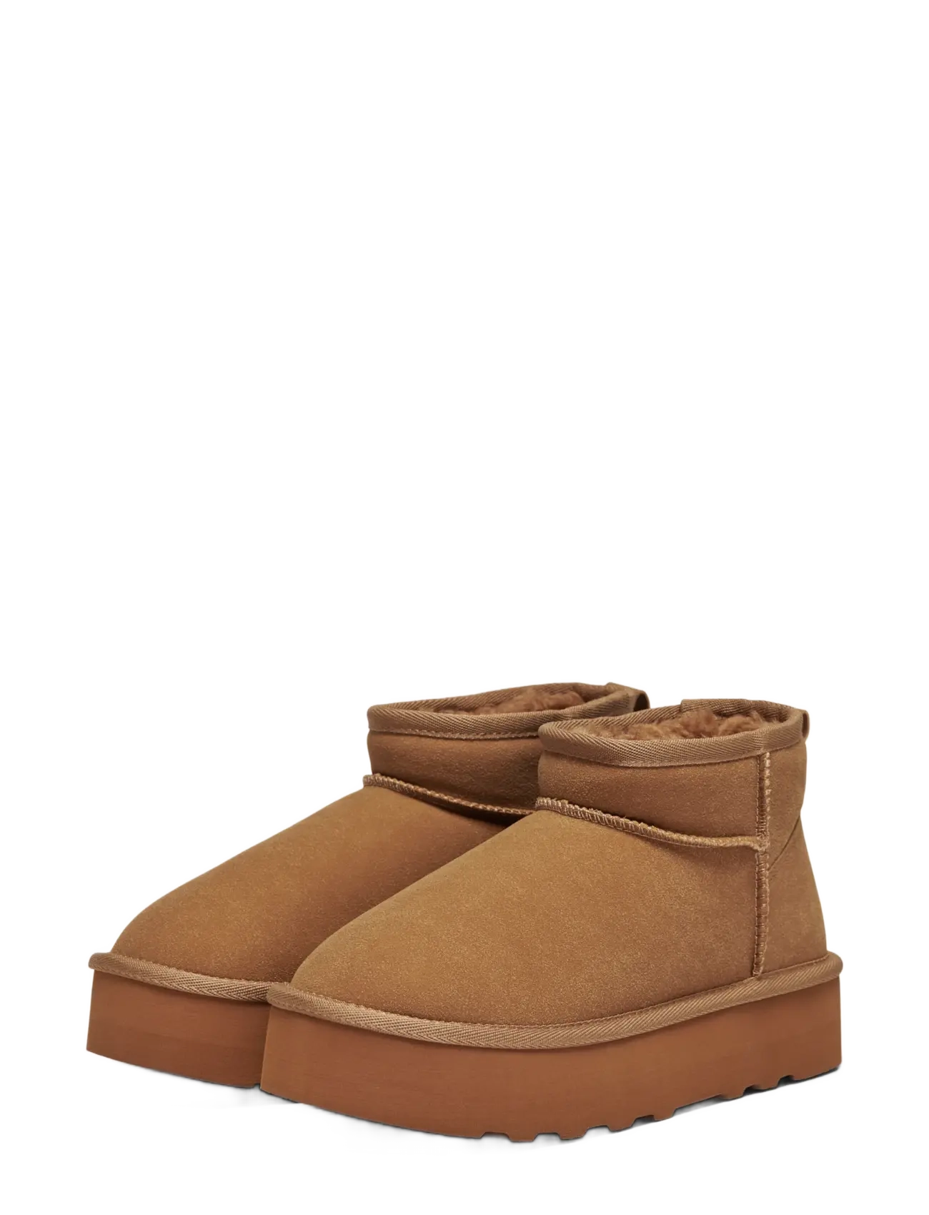 ONLY - ONLFELICIA TEDDY PLATFORM BOOT  NOOS - teddy-saapad - brownie - 2