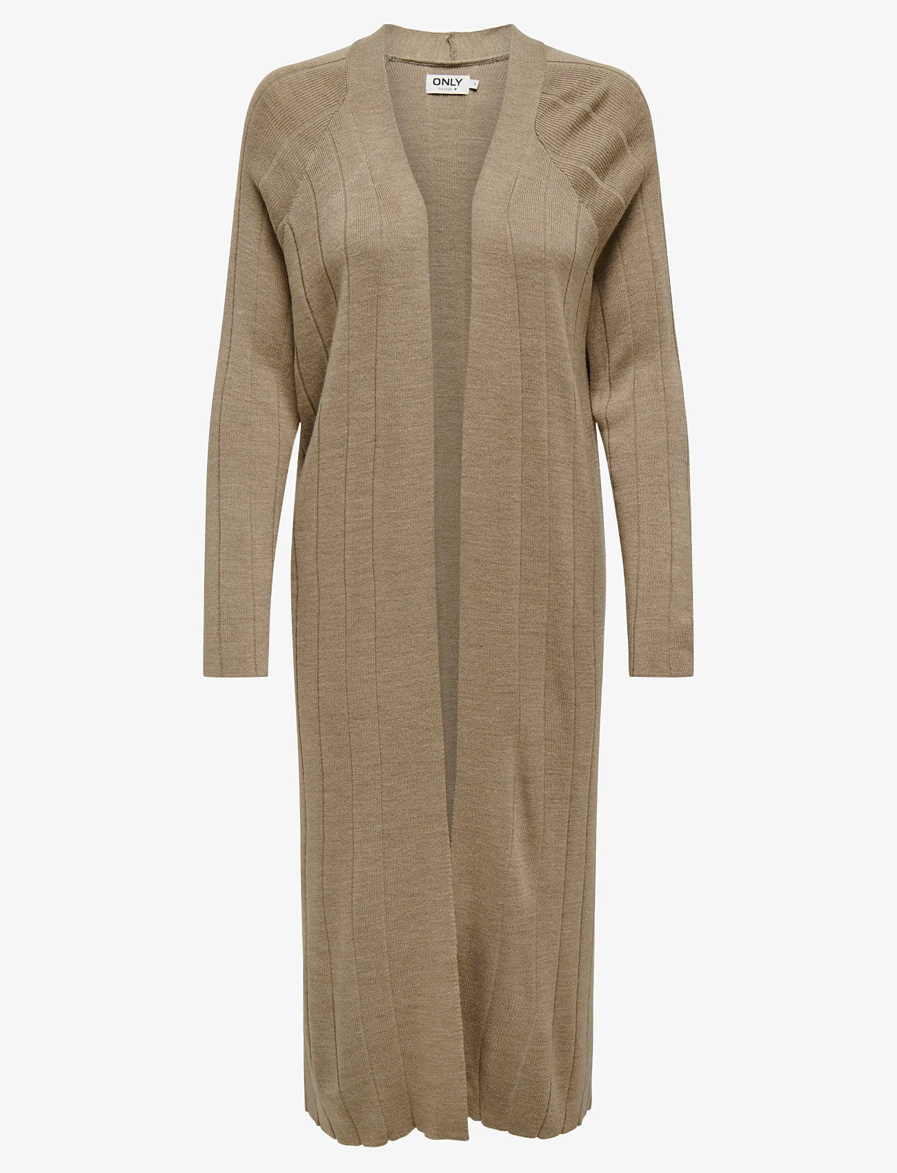 ONLY - ONLTESS LS LONG OPEN CARDIGAN KNT - kardiganid - malt ball - 0
