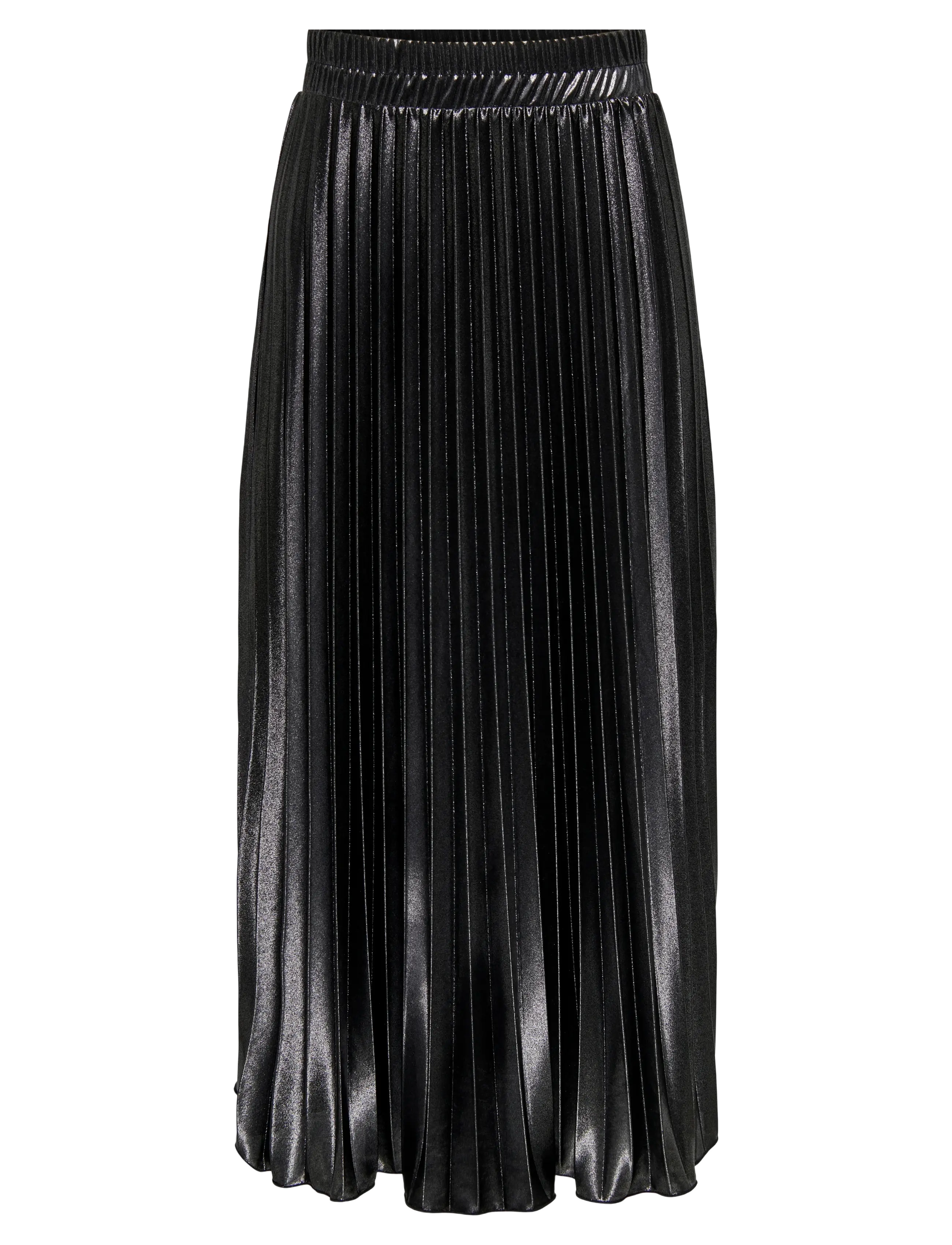 ONLY ONLLYON PLEATED SHINE SKIRT JRS - Röcke - BLACK / black