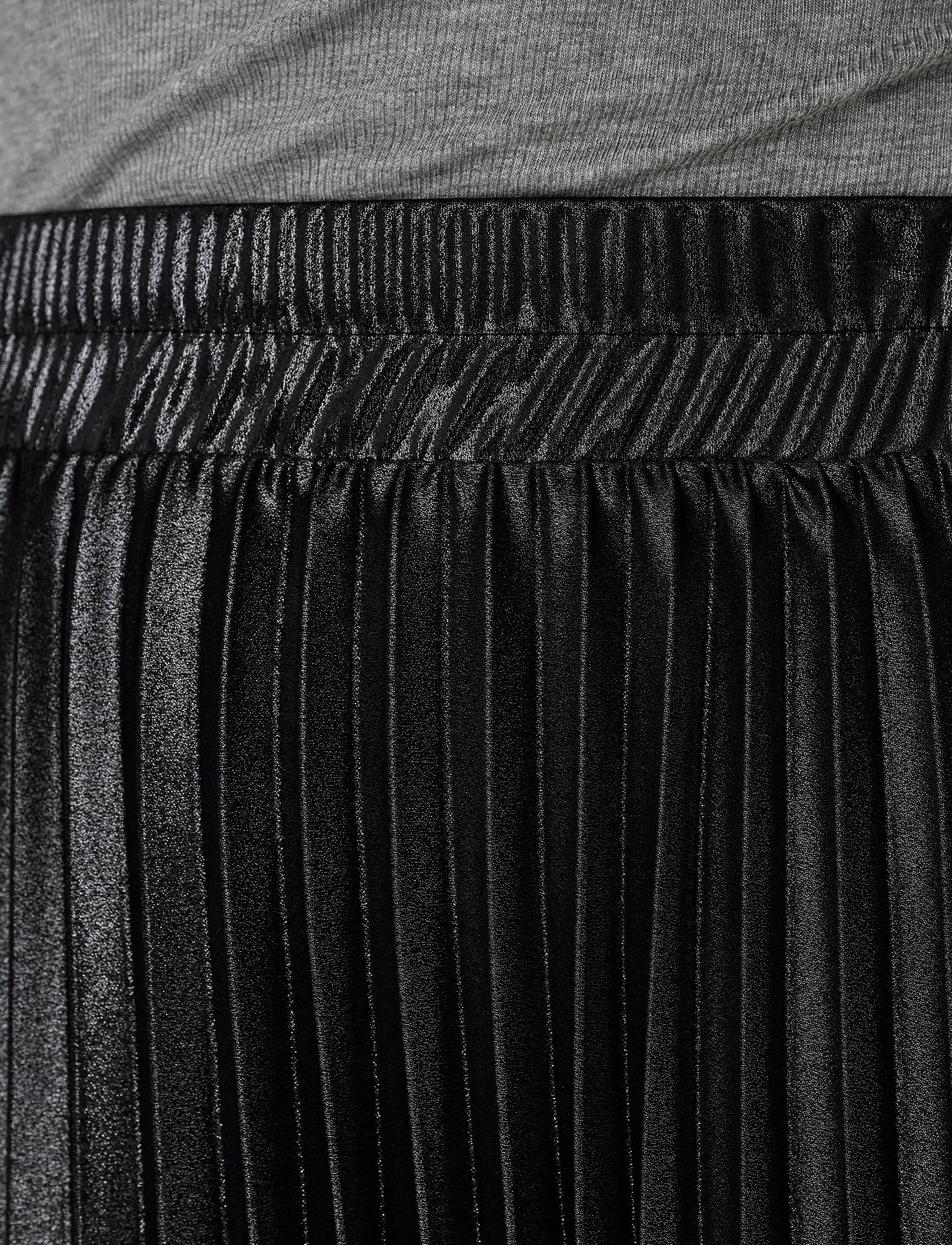 ONLY - ONLLYON PLEATED SHINE SKIRT JRS - plisserede nederdele - black - 5