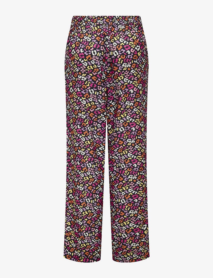 ONLY - ONLOLIVIA PANTS EX PTM - hose mit geradem bein - black - 1