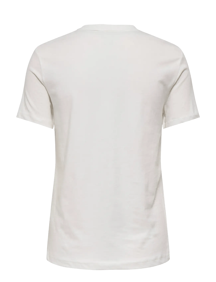 ONLY - ONLKITA REG S/S TOP BOX XMAS JRS - t-shirts - cloud dancer - 2