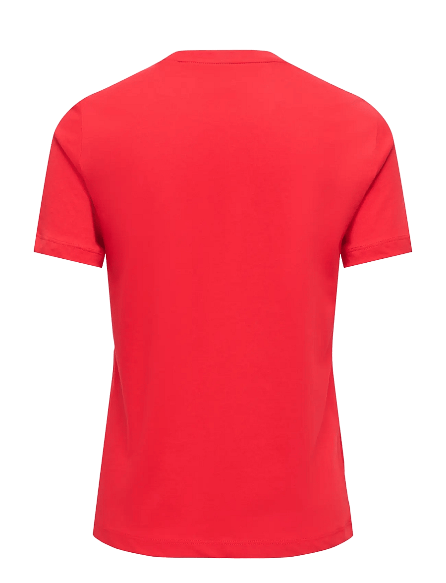 ONLY - ONLKITA REG S/S TOP BOX XMAS JRS - t-shirts - high risk red - 2
