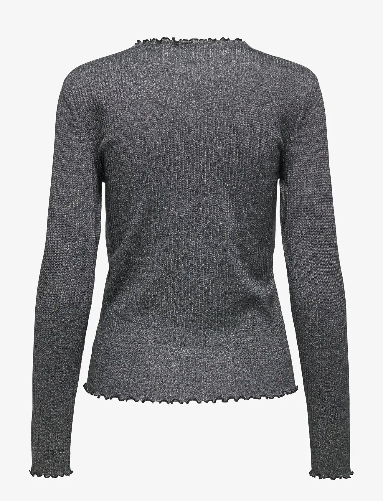 ONLY - ONLEMMA LIFE LS GLITTER TOP JRS NOOS - långärmade toppar - black - 2