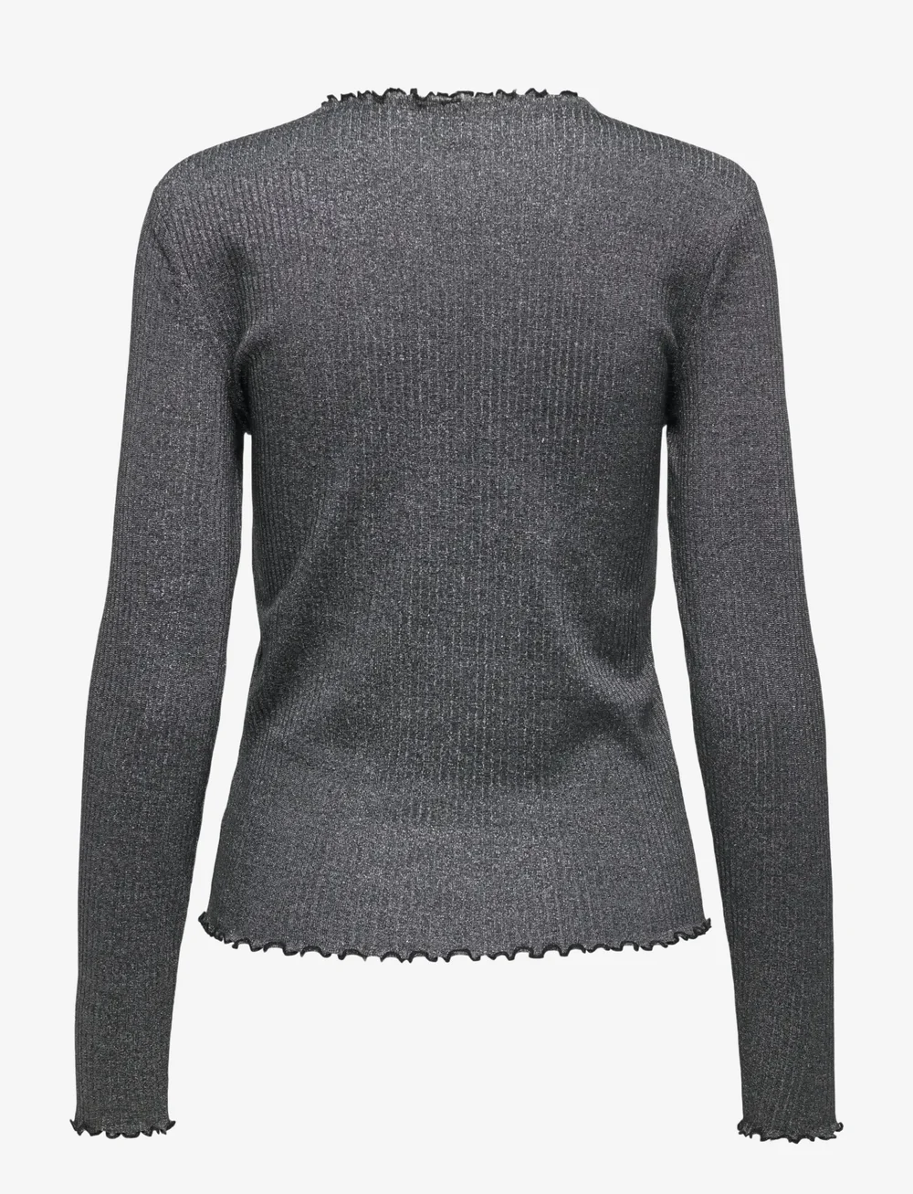 ONLY - ONLEMMA LIFE LS GLITTER TOP JRS NOOS - langærmede toppe - black - 2