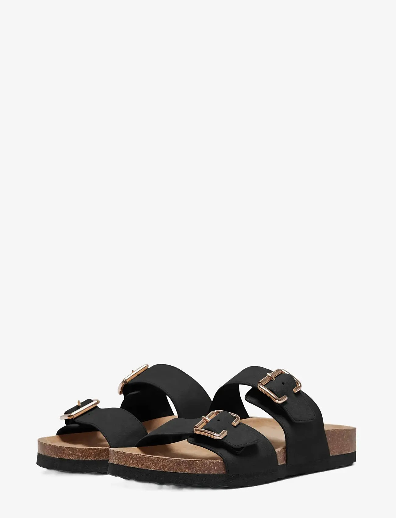 ONLY - ONLMAXI-13 PU STRAP BUCKLE SANDAL - kontsata sandaalid - black - 2