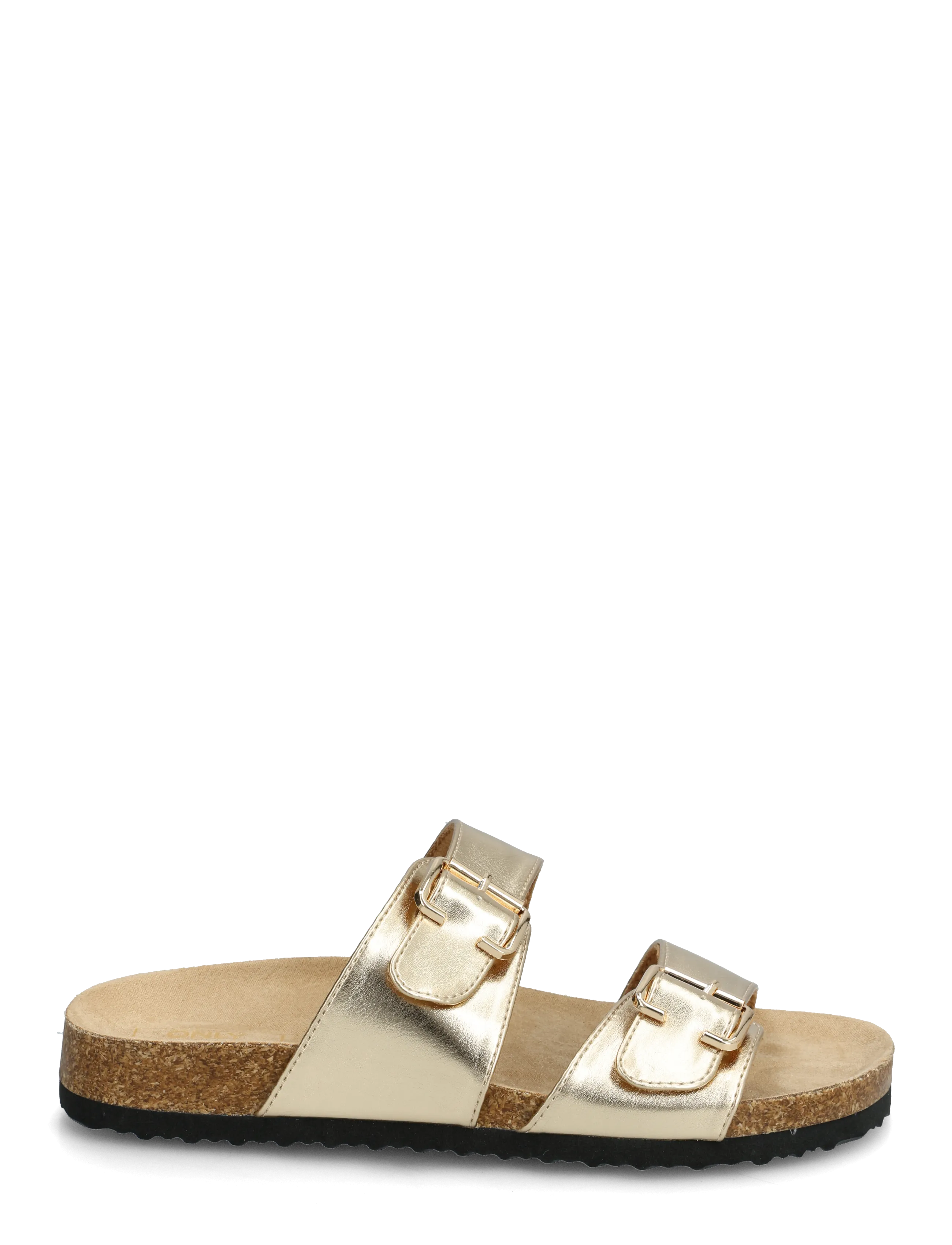 ONLY - ONLMAXI-13 PU STRAP BUCKLE SANDAL - die niedrigsten preise - gold colour - 1