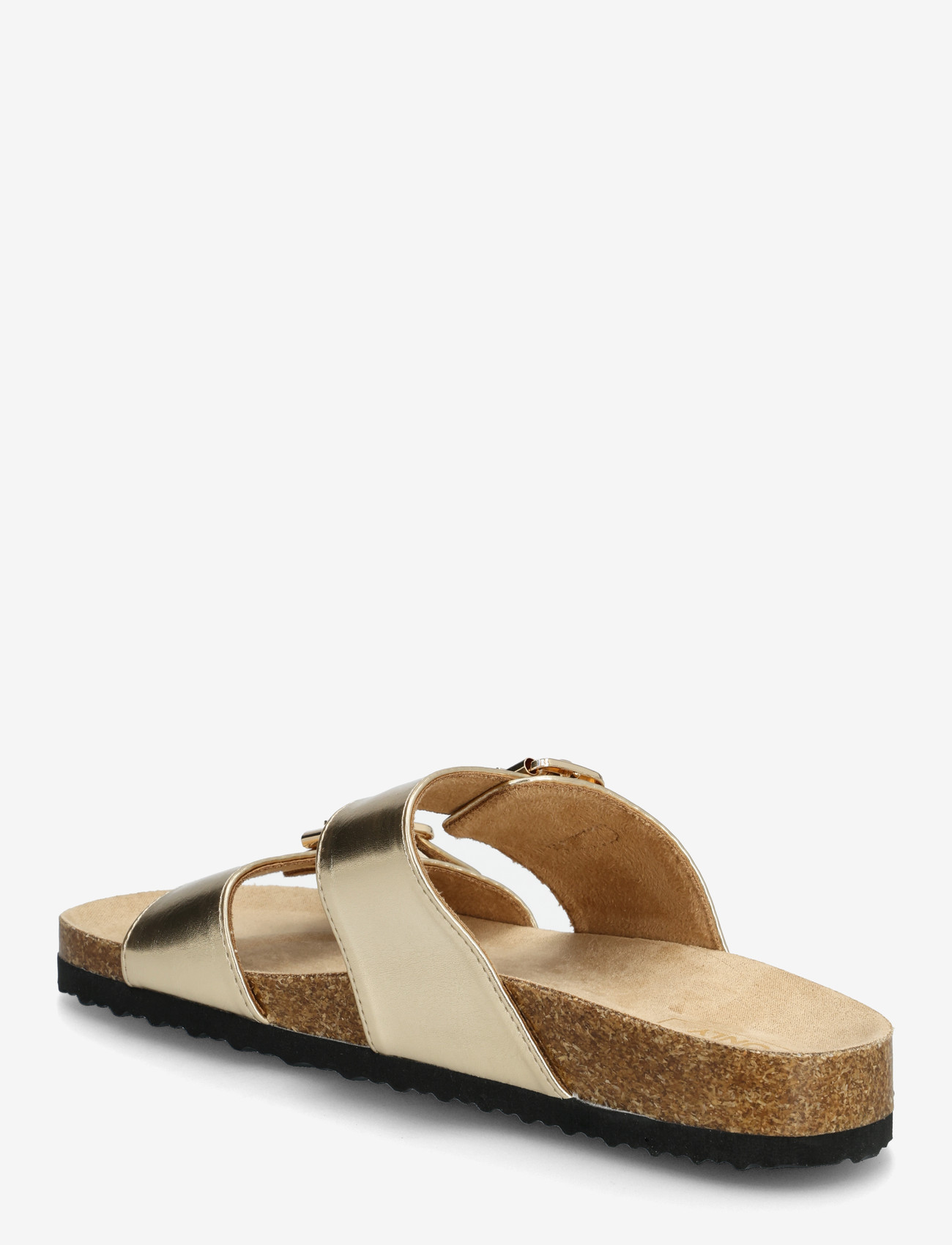 ONLY - ONLMAXI-13 PU STRAP BUCKLE SANDAL - flade sandaler - gold colour - 2