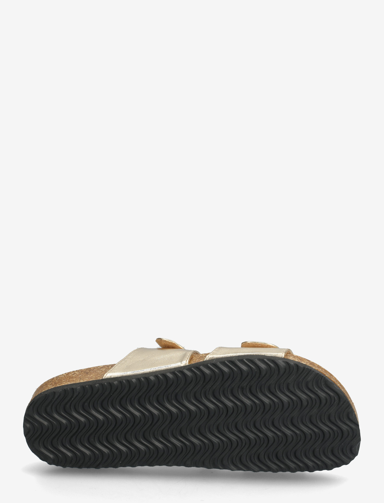 ONLY - ONLMAXI-13 PU STRAP BUCKLE SANDAL - flade sandaler - gold colour - 4