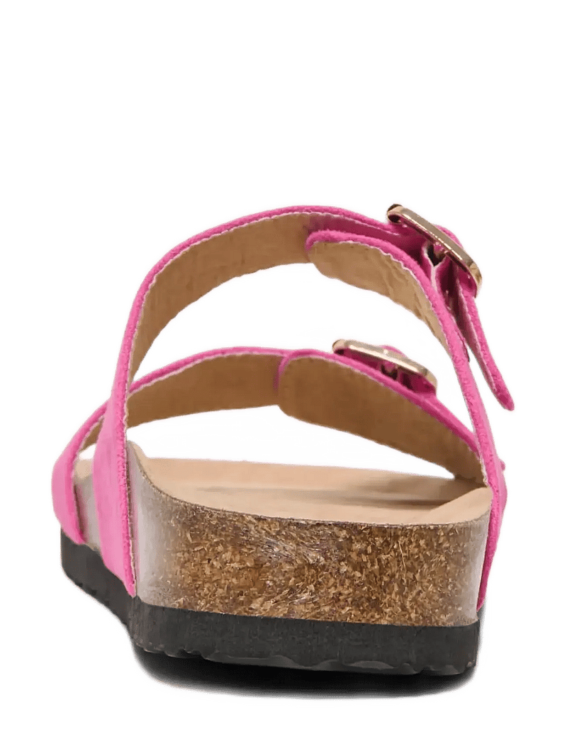 ONLY - ONLMAXI-13 PU STRAP BUCKLE SANDAL - flache sandalen - pink yarrow - 1