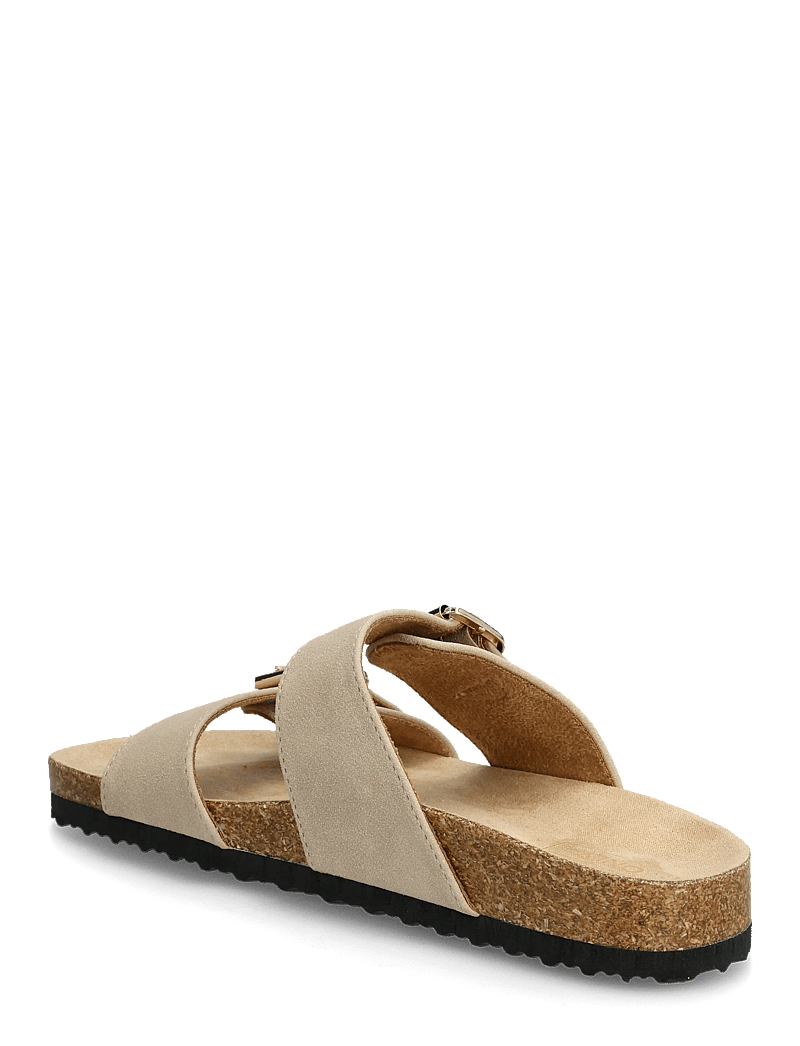 ONLY - ONLMAXI-13 PU STRAP BUCKLE SANDAL - flache sandalen - pumice stone - 2