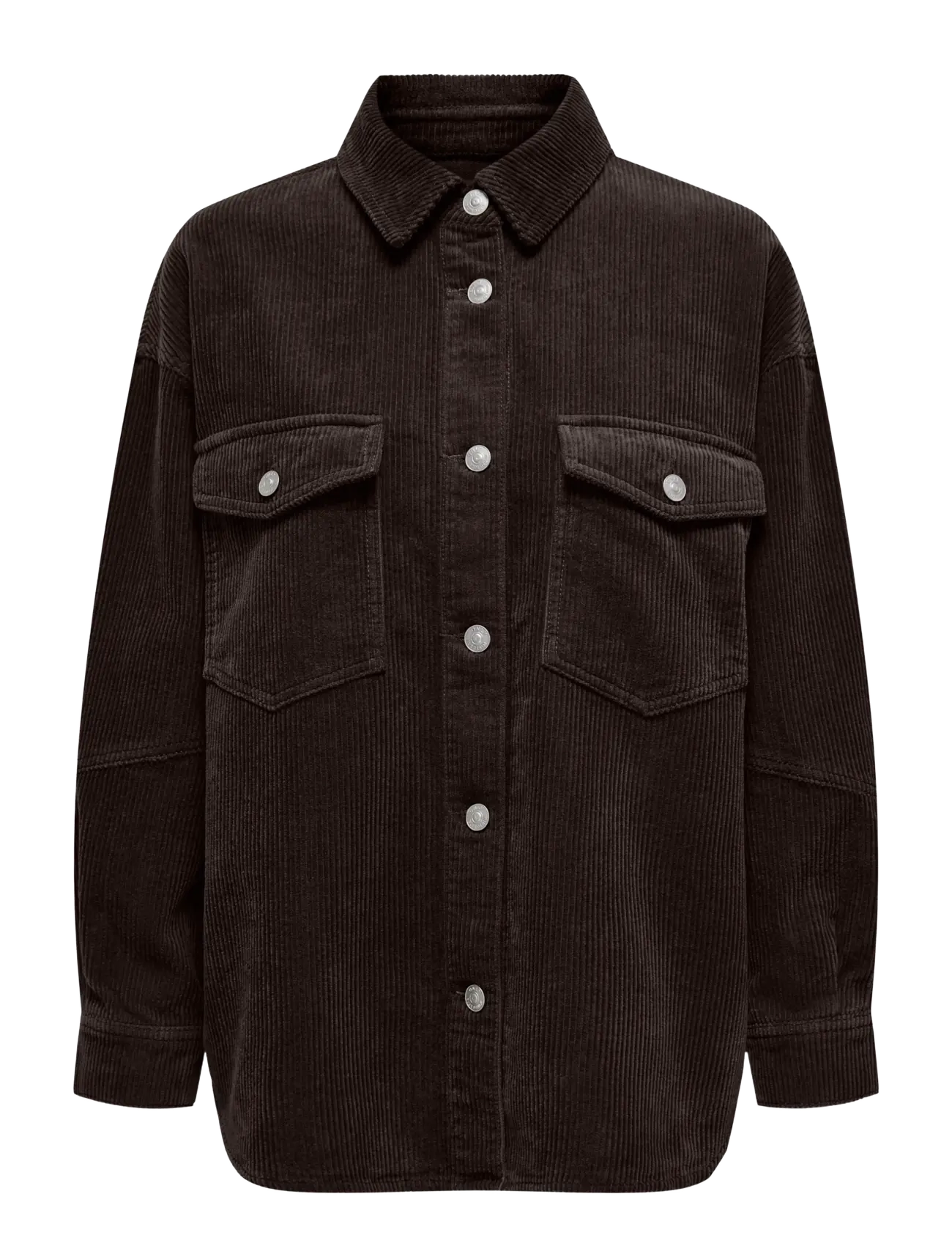 ONLY - ONLTIGGY L/S CORD SHACKET PNT NOOS - ganache - 1