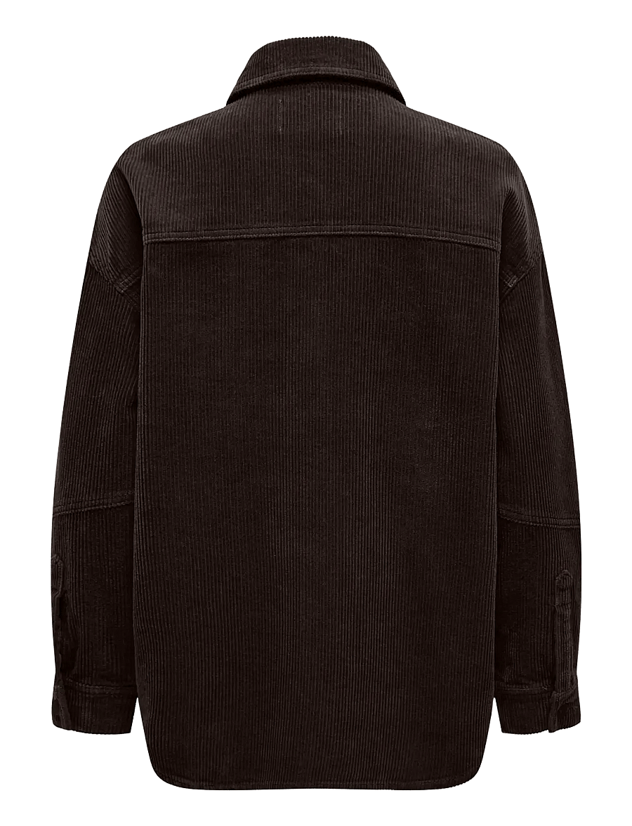 ONLY - ONLTIGGY L/S CORD SHACKET PNT NOOS - ganache - 2