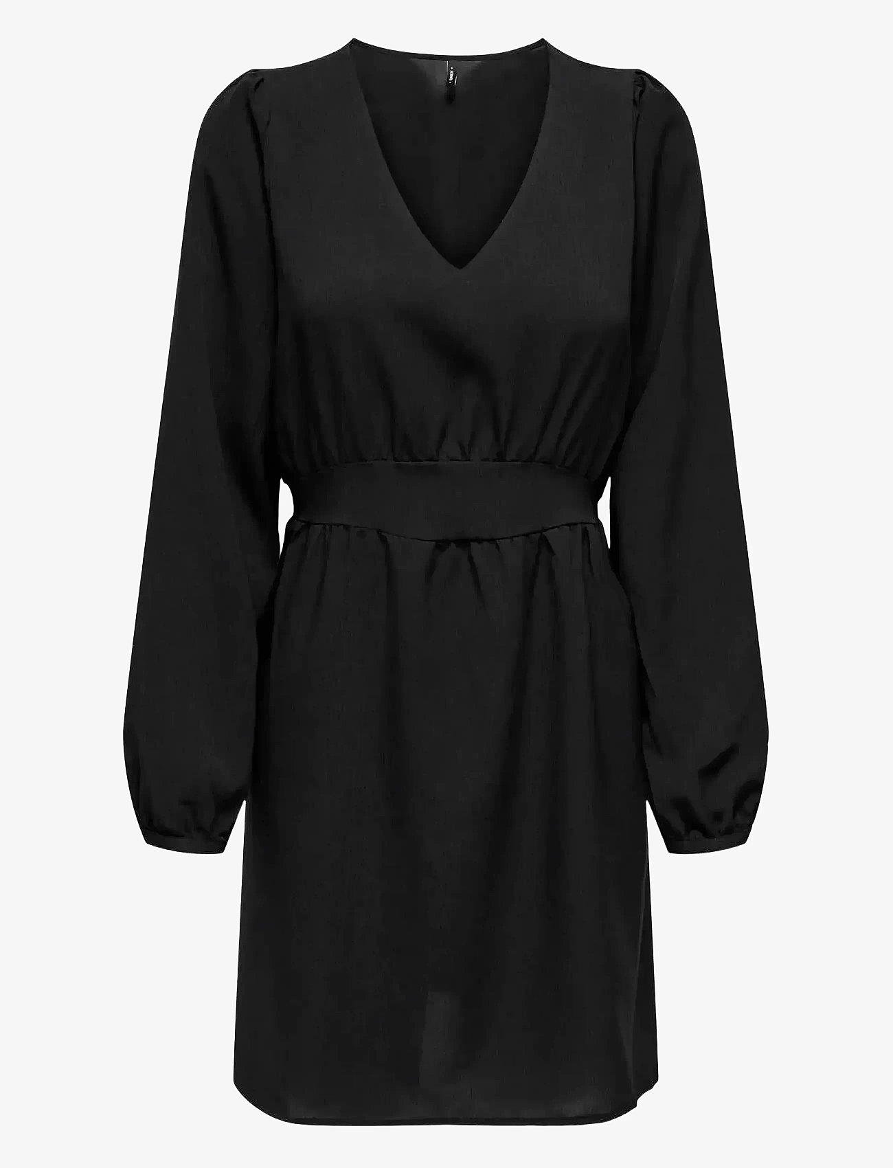 ONLY - ONLNOVA LIFE ELITE L/S SIRI DRESS SOLID - korta klänningar - black - 0