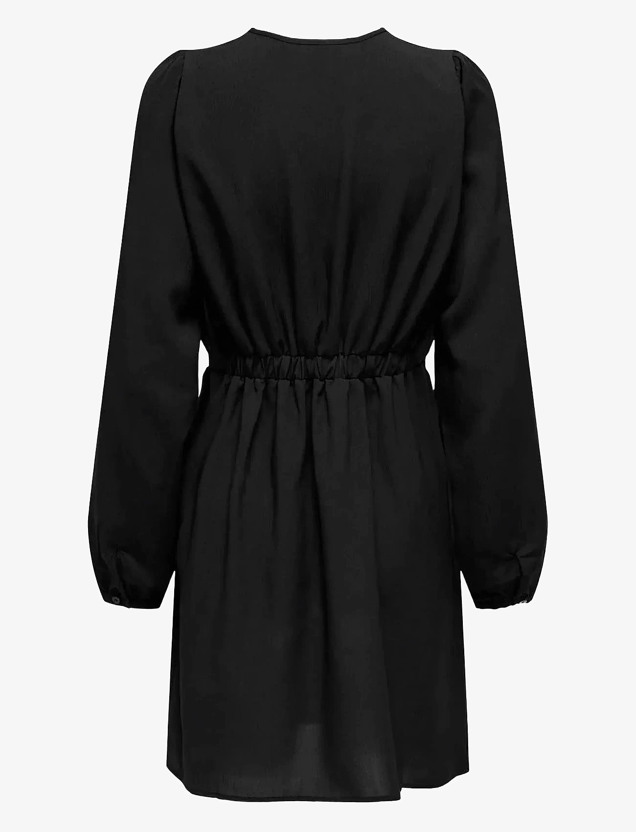 ONLY - ONLNOVA LIFE ELITE L/S SIRI DRESS SOLID - korta klänningar - black - 1