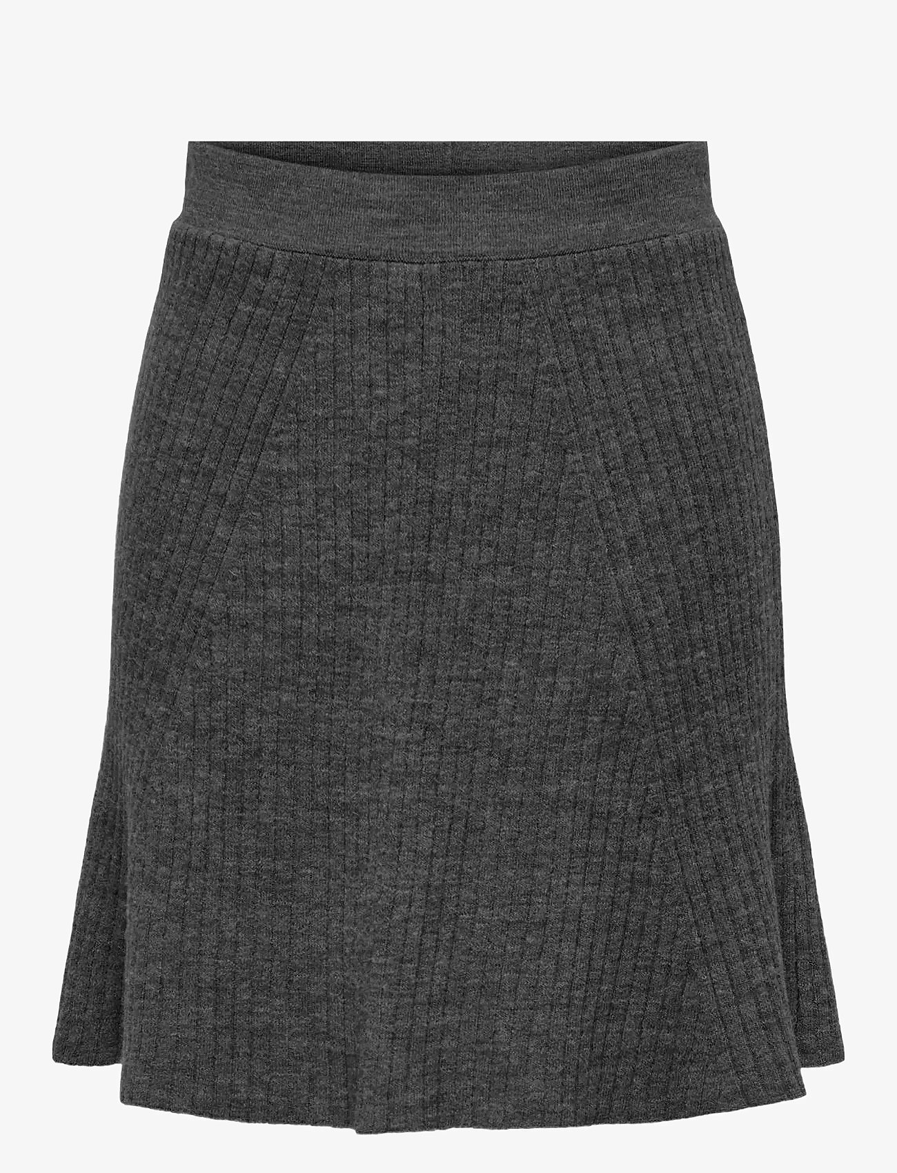 ONLY - ONLMONICA HW MINI SKIRT KNT - knitted skirts - dark grey melange - 0