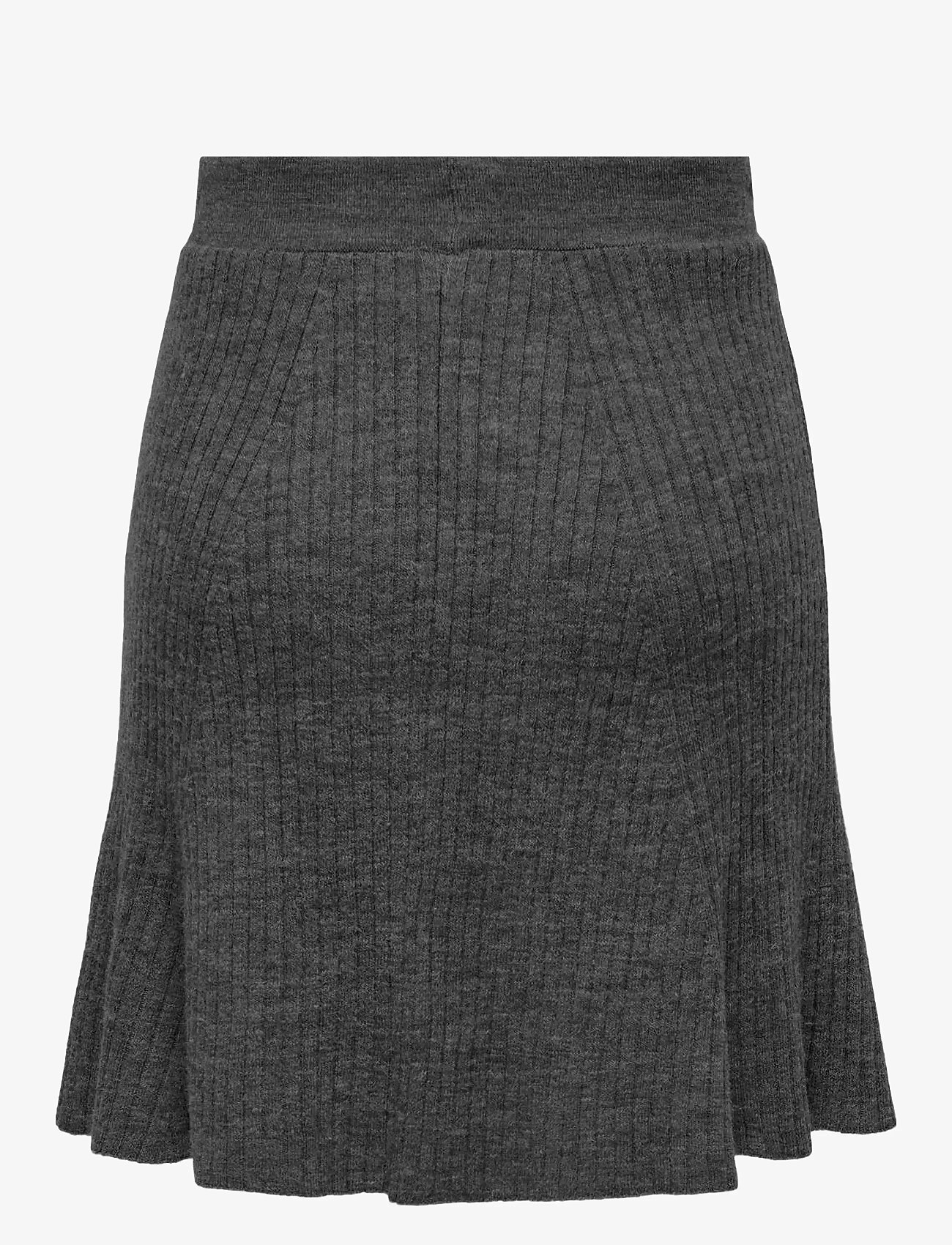 ONLY - ONLMONICA HW MINI SKIRT KNT - knitted skirts - dark grey melange - 1