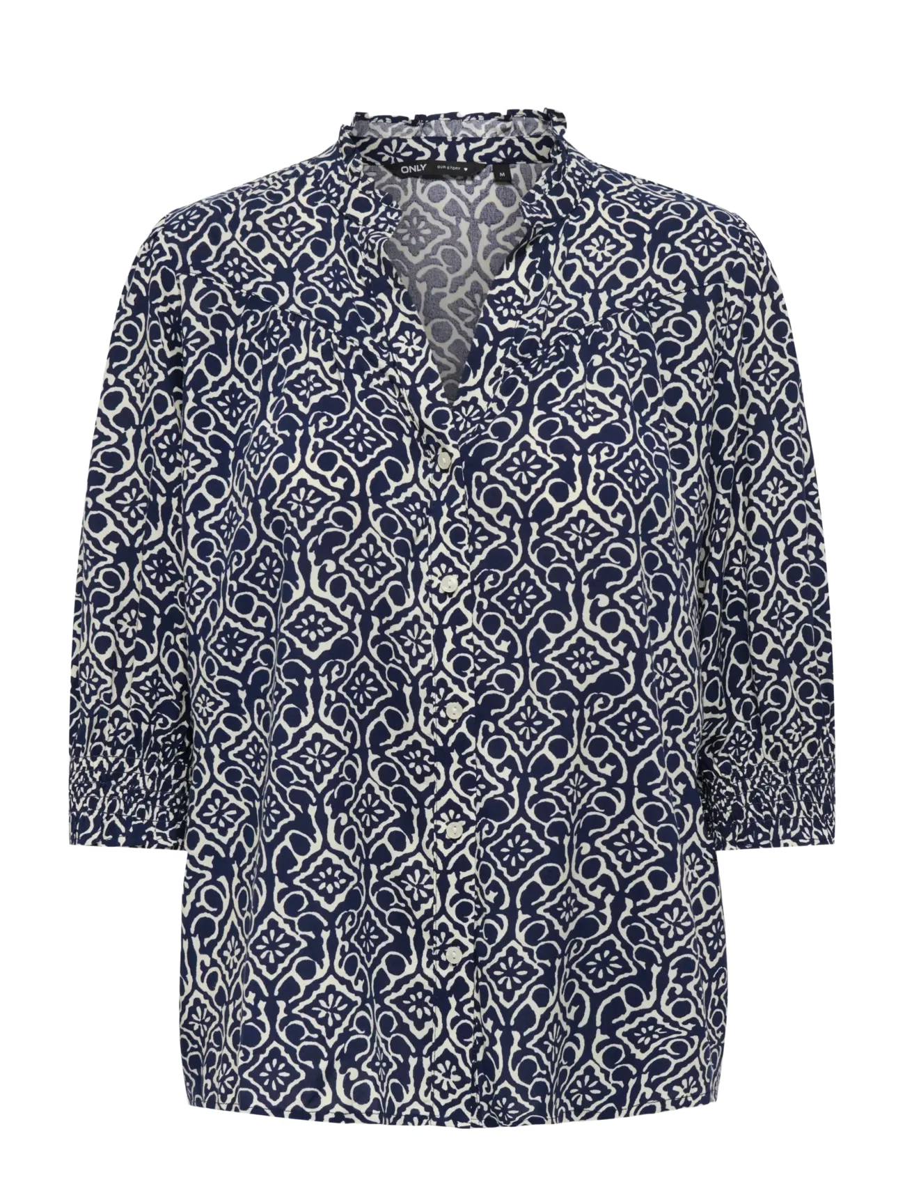 ONLY ONLRAYA 3/4 SHIRT WVN NOOS - Bluser - NIGHT SKY / navy