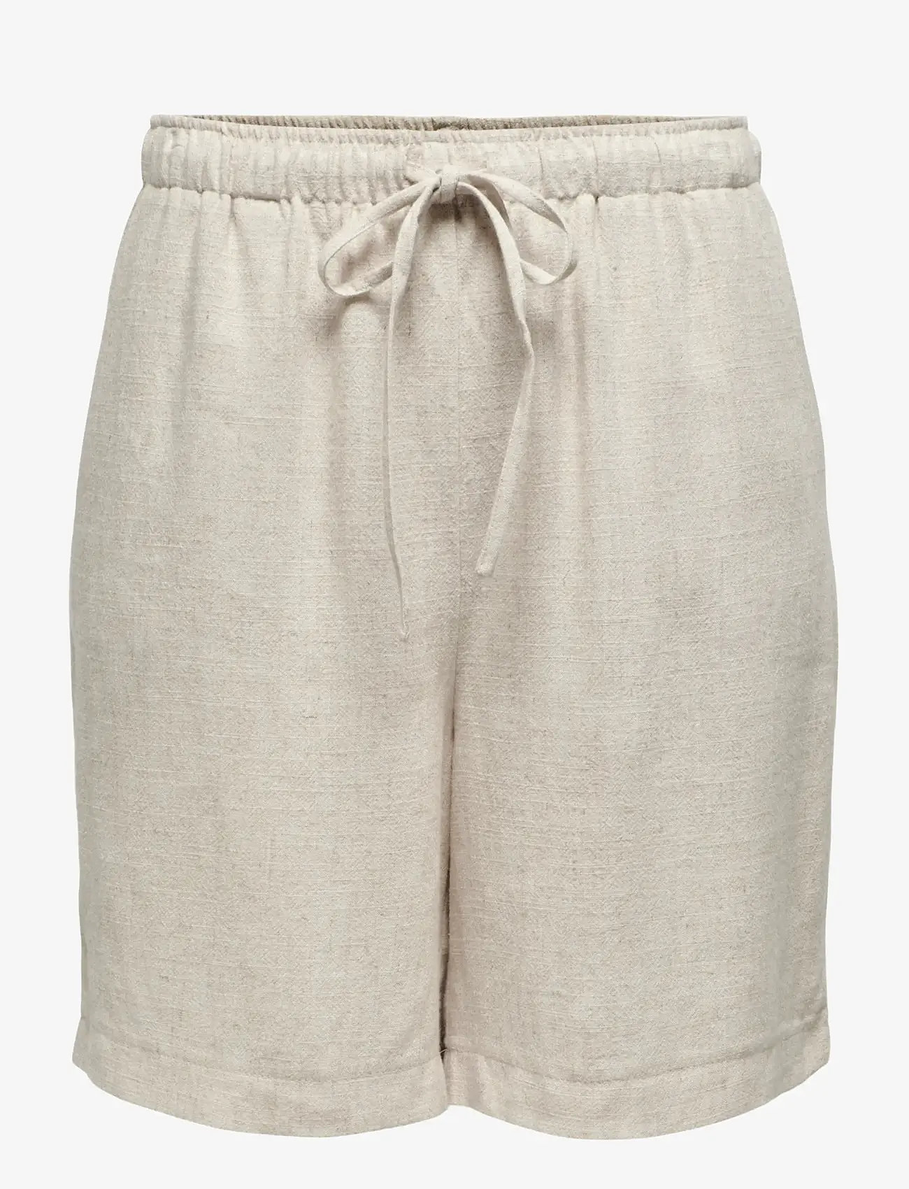 ONLY - ONLSIESTA MW PULL-UP LIN BL SHORTS  NOOS - linased lühikesed püksid - moonbeam - 1