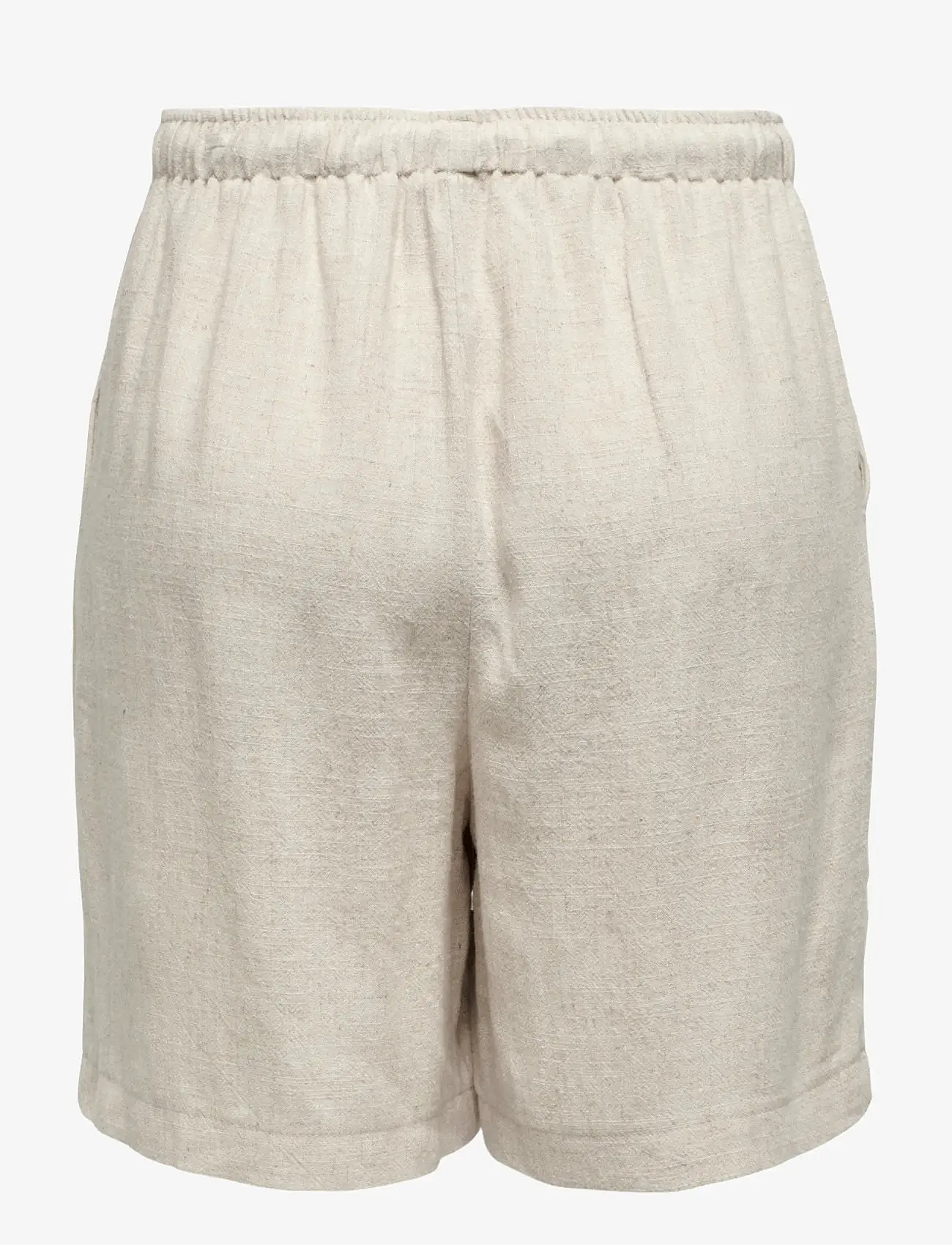 ONLY - ONLSIESTA MW PULL-UP LIN BL SHORTS  NOOS - linased lühikesed püksid - moonbeam - 2