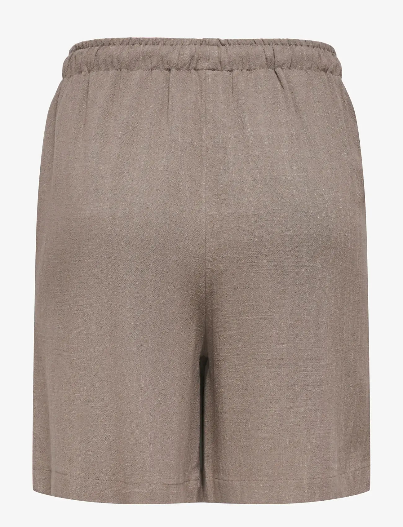 ONLY - ONLSIESTA MW PULL-UP LIN BL SHORTS  NOOS - leinen-shorts - walnut - 2