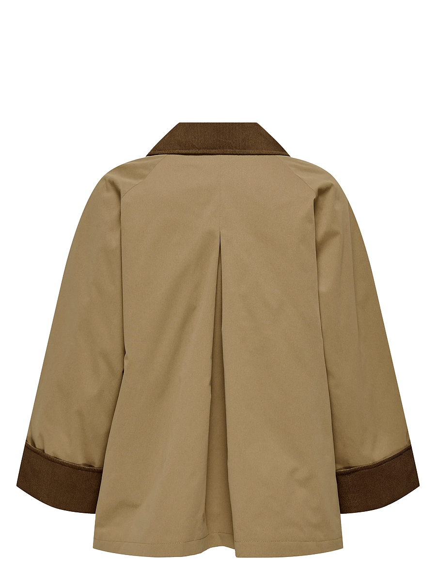 ONLY - ONLORCHID MIX CORDOROY PARKA COAT CS OTW - light coats - otter - 2