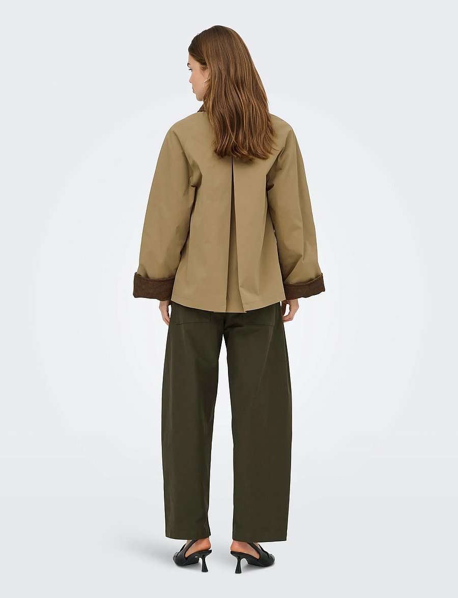 ONLY - ONLORCHID MIX CORDOROY PARKA COAT CS OTW - light coats - otter - 3