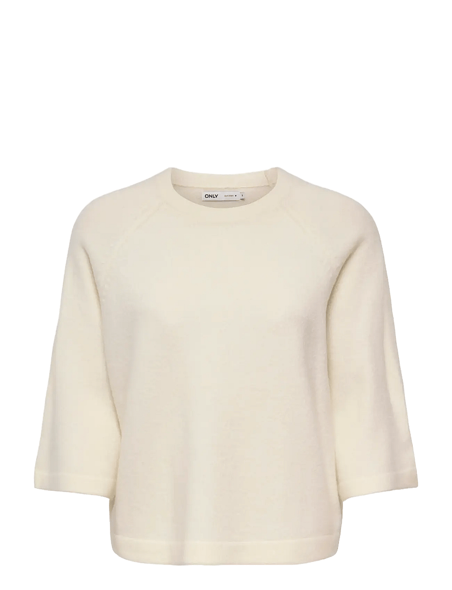 ONLY - ONLSIMONI 3/4 PULLOVER KNT NOOS - sviitrid - birch - 1