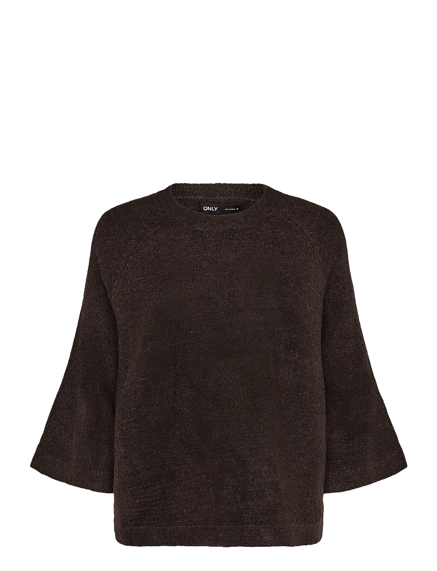 ONLY - ONLSIMONI 3/4 PULLOVER KNT NOOS - pullover - coffee bean - 1