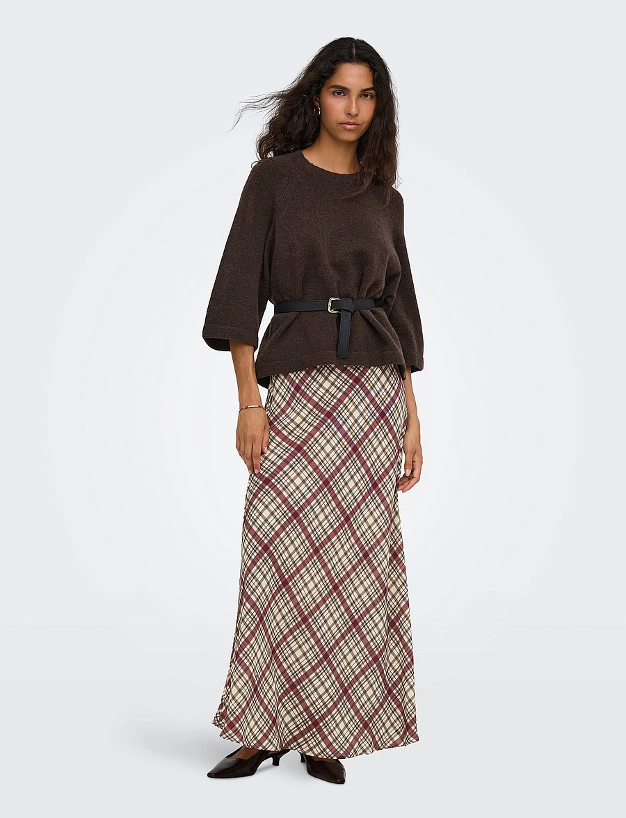 ONLY - ONLSIMONI 3/4 PULLOVER KNT NOOS - pullover - coffee bean - 4