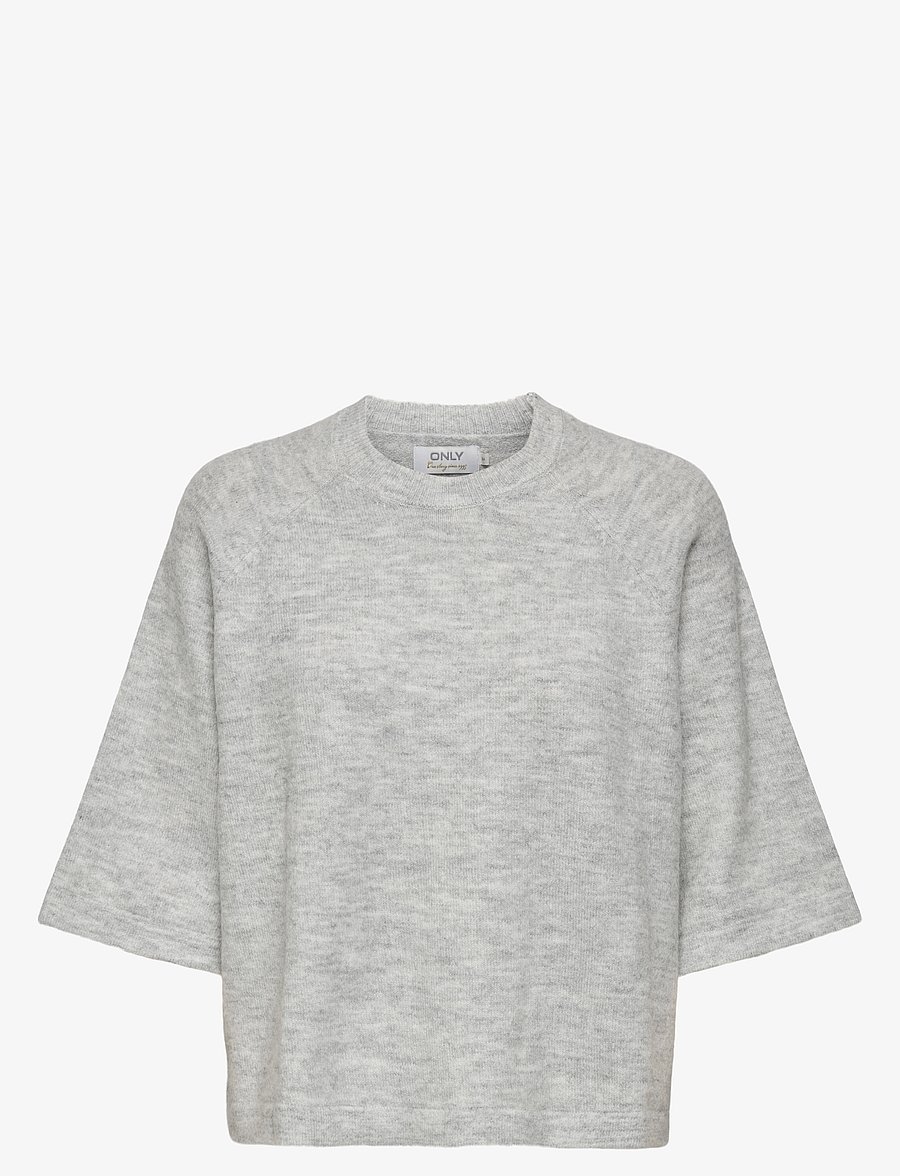 ONLY - ONLSIMONI 3/4 PULLOVER KNT NOOS - pullover - light grey melange - 1