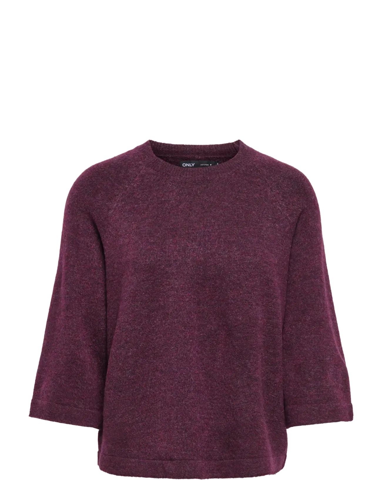 ONLY Onlsimoni 3/4 Pullover Knt Noos Burgundy - XS - Damen