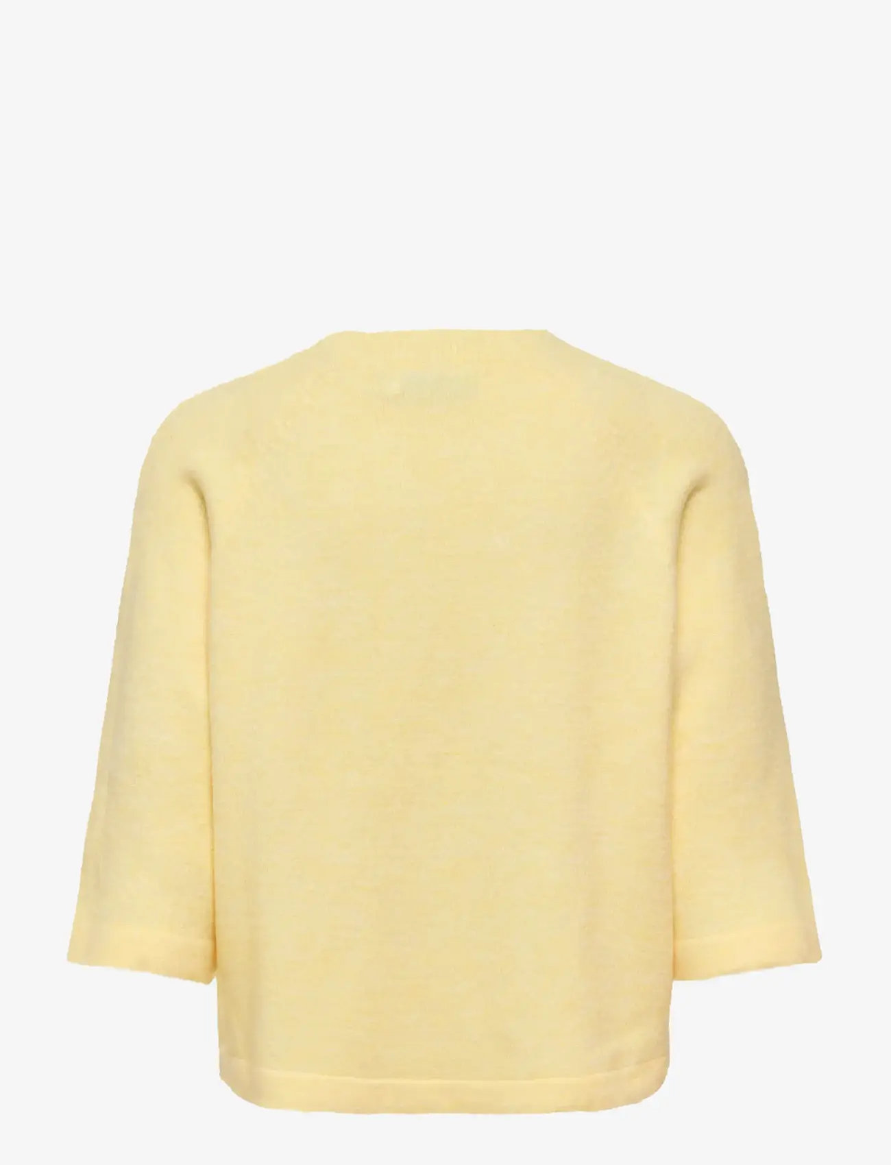 ONLY - ONLSIMONI 3/4 PULLOVER KNT NOOS - striktrøjer - mellow yellow - 1
