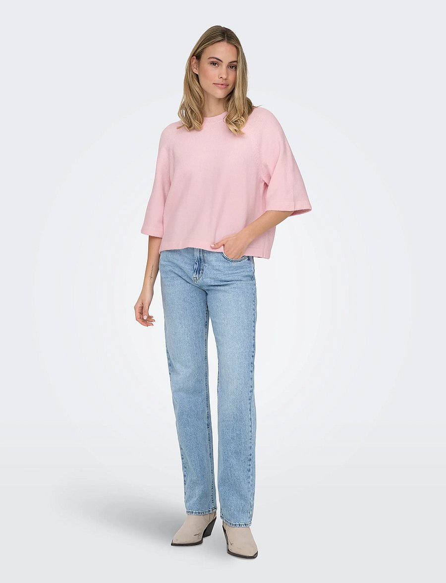 ONLY - ONLSIMONI 3/4 PULLOVER KNT NOOS - striktrøjer - potpourri - 0