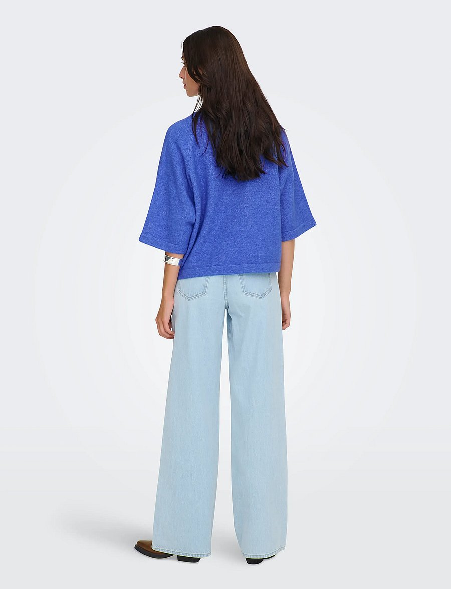 ONLY - ONLSIMONI 3/4 PULLOVER KNT NOOS - megztiniai - ultramarine - 3