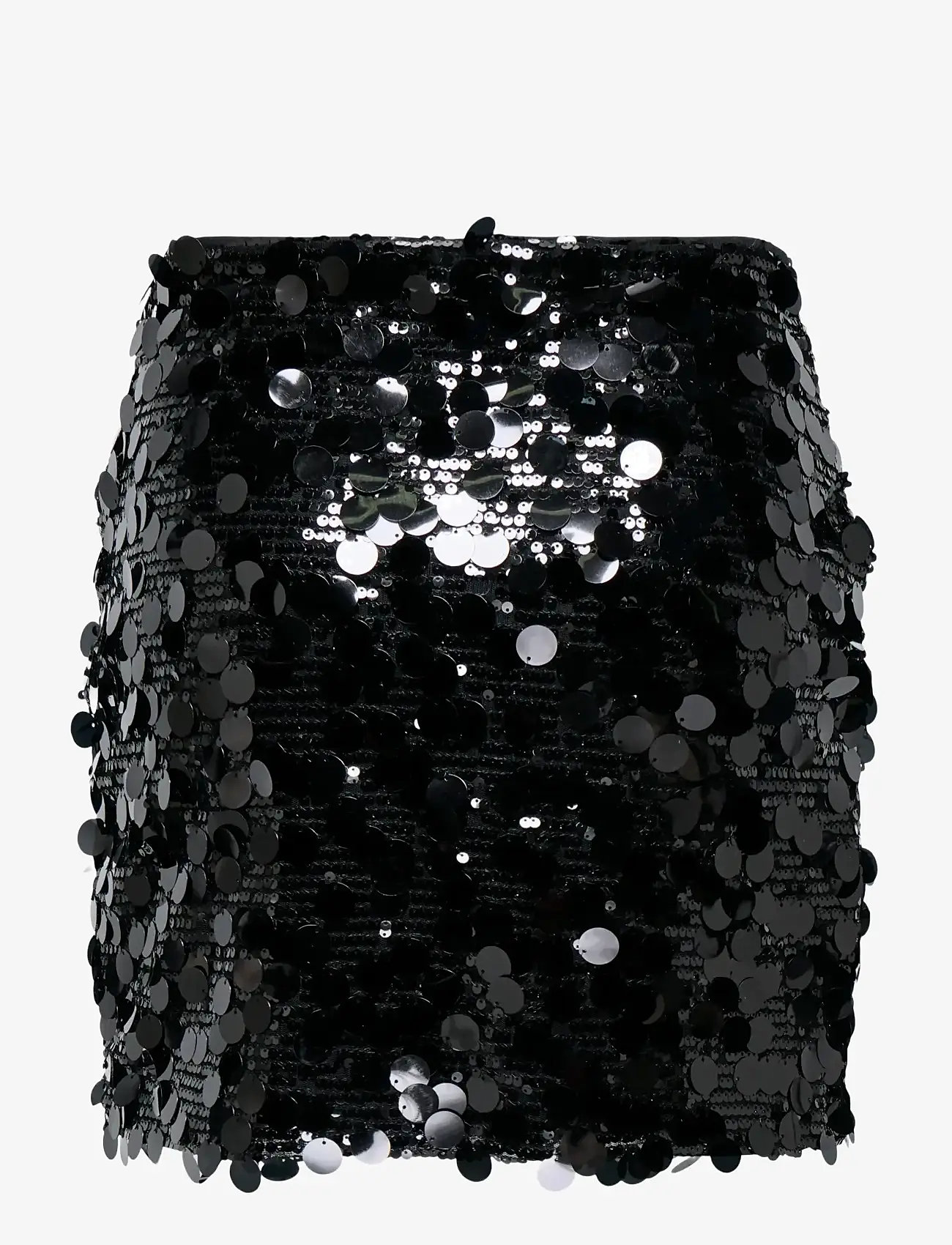ONLY - ONLJADEL SEQUINS SKIRT WVN - paillet nederdele - black - 2
