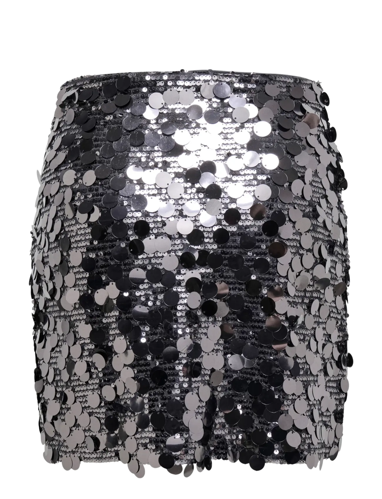 ONLY - ONLJADEL SEQUINS SKIRT WVN - paljettkjolar - gunmetal - 2