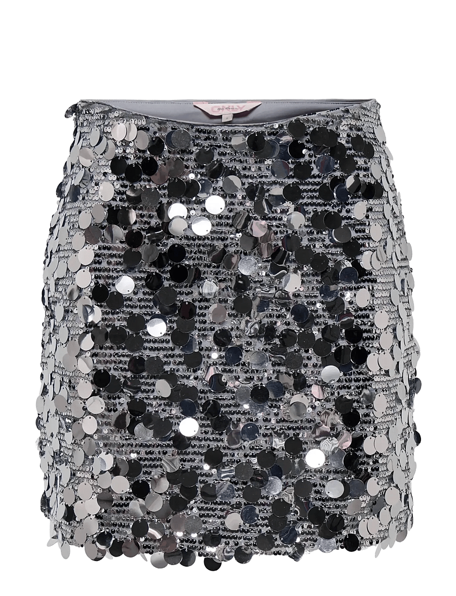 ONLY - ONLJADEL SEQUINS SKIRT WVN - silver - 1