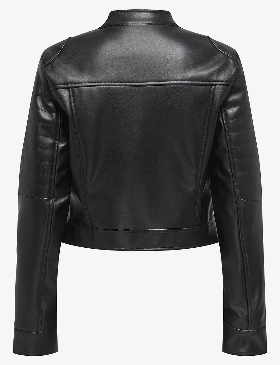 ONLY - ONLSARAMY FAUX LEATH MOTO JACKET CC OTW - black - 1