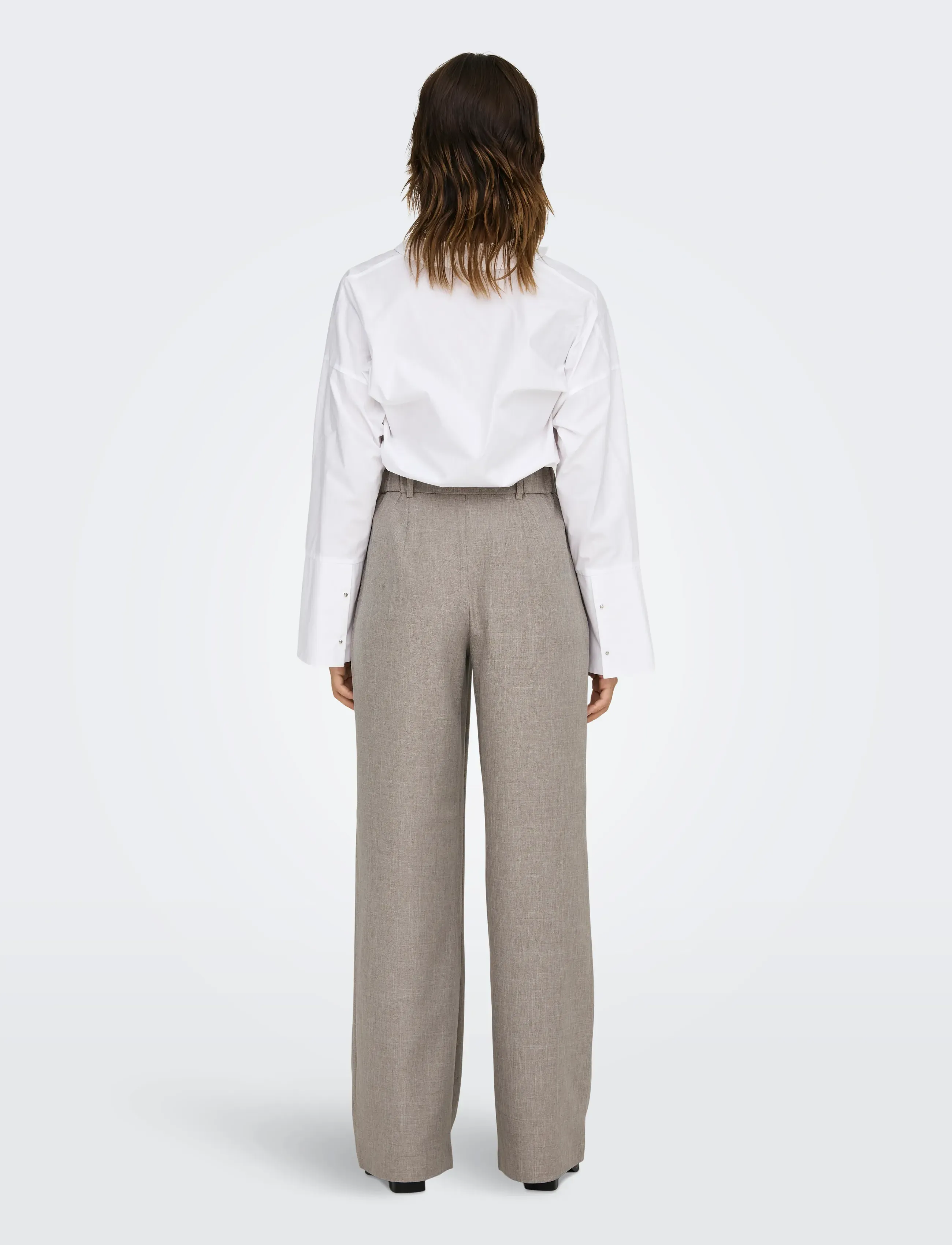 ONLY - ONLLINDA HW STR MEL PANTS TLR NOOS - fungi - 3