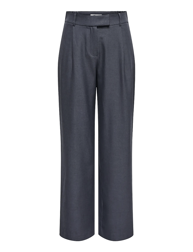 ONLY - ONLLINDA HW STR MEL PANTS TLR NOOS - habitbukser - night sky - 1