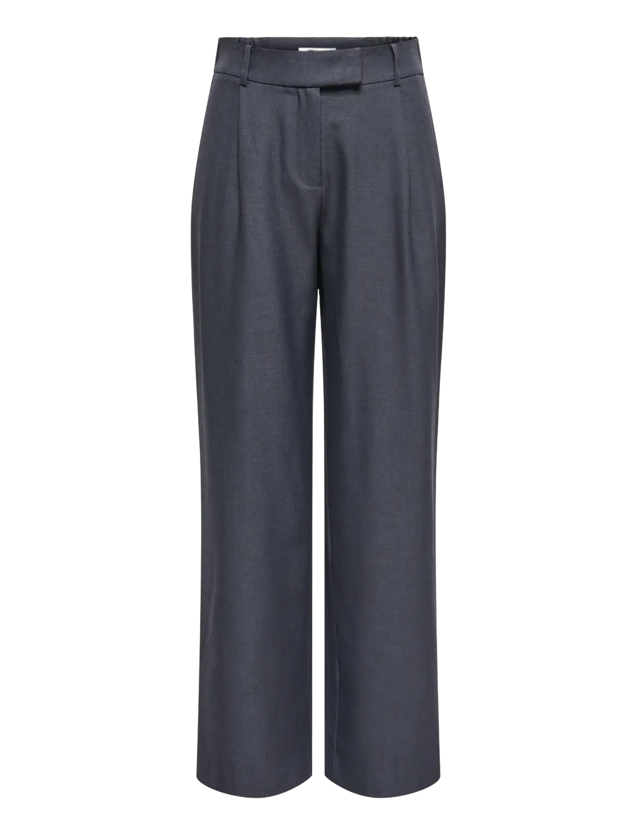 ONLY ONLLINDA HW STR MEL PANTS TLR NOOS - Bukser - NIGHT SKY / grey