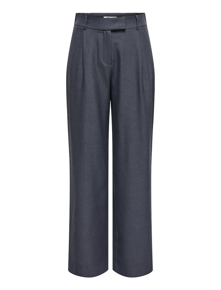 ONLY - ONLLINDA HW STR MEL PANTS TLR NOOS - puvunhousut - night sky - 1