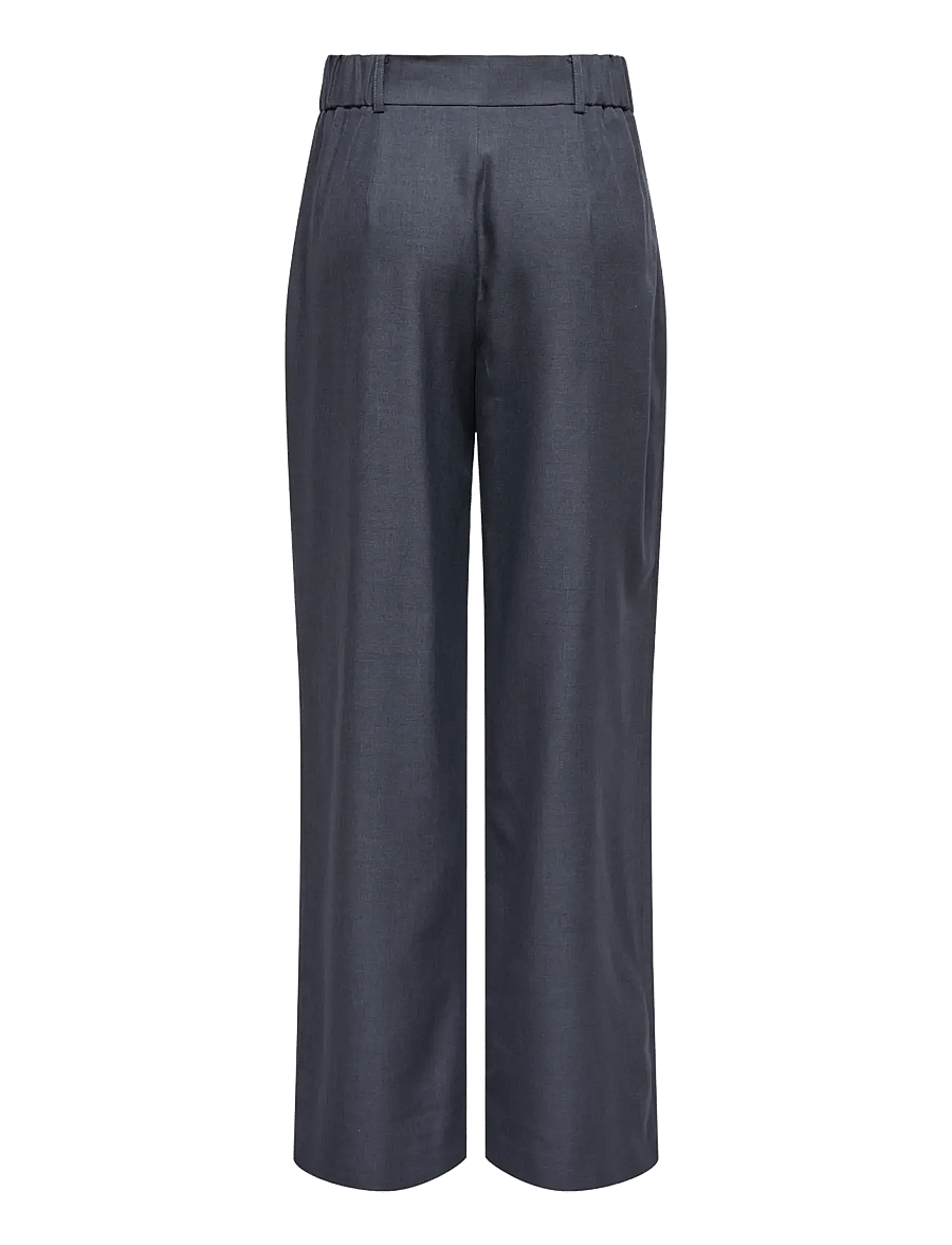 ONLY - ONLLINDA HW STR MEL PANTS TLR NOOS - puvunhousut - night sky - 2