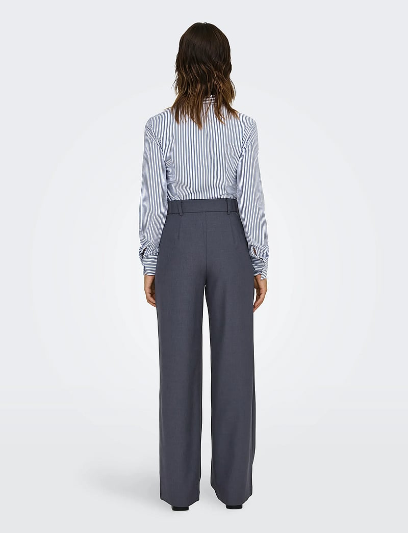 ONLY - ONLLINDA HW STR MEL PANTS TLR NOOS - habitbukser - night sky - 3