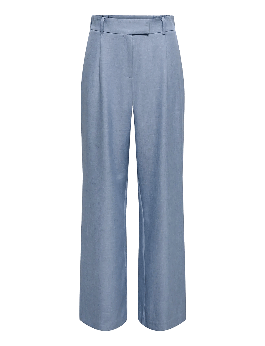 ONLY - ONLLINDA HW STR MEL PANTS TLR NOOS - pidulikud püksid - vintage indigo - 1