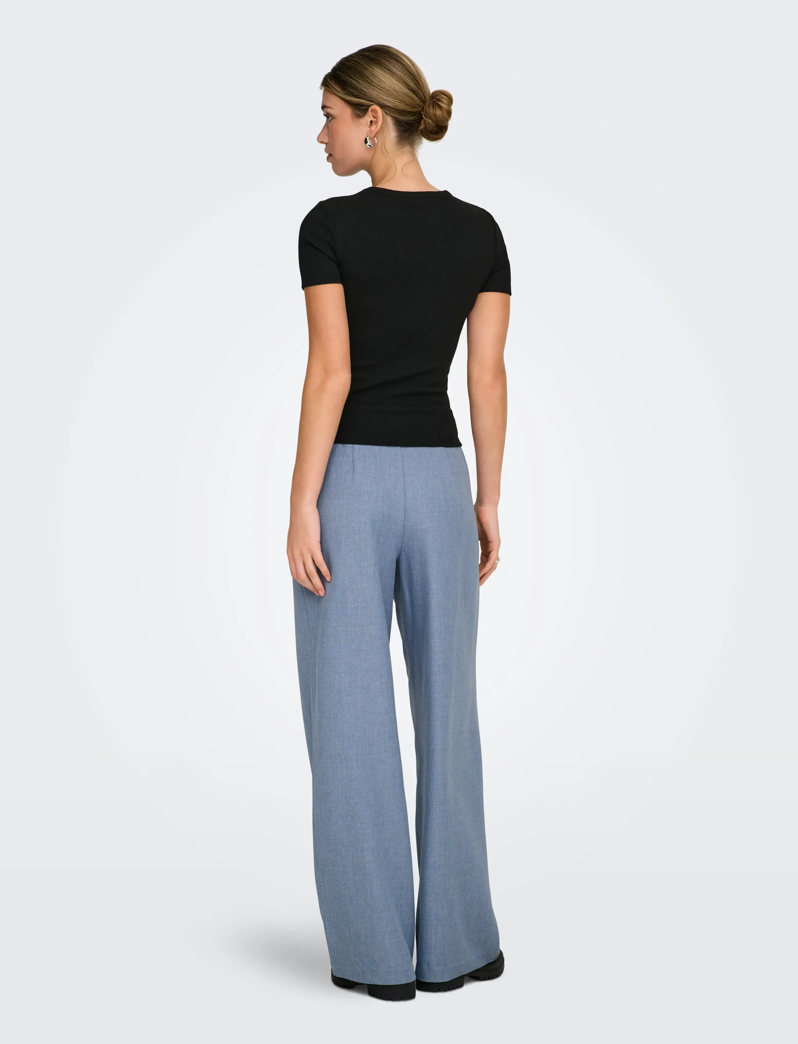 ONLY - ONLLINDA HW STR MEL PANTS TLR NOOS - vintage indigo - 3